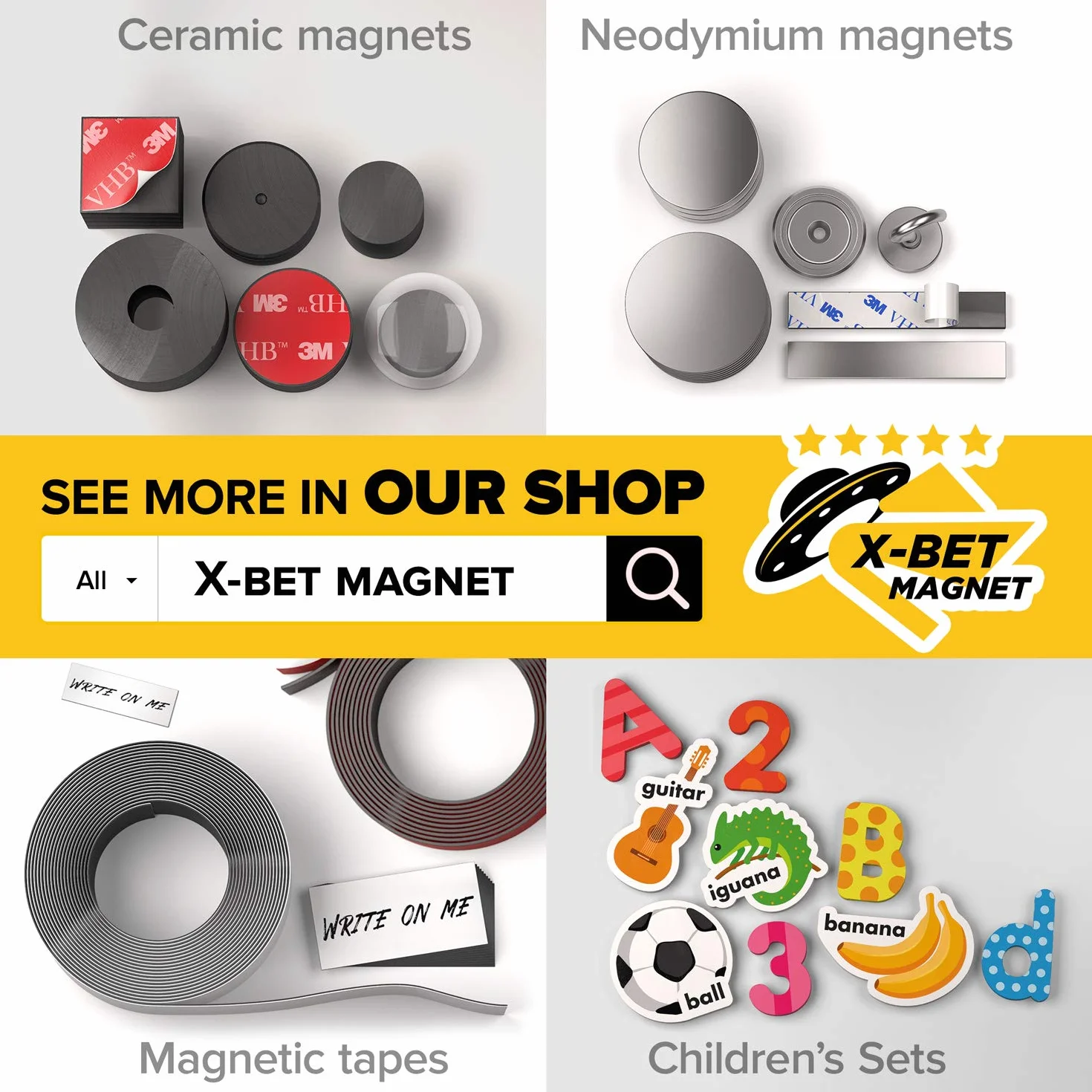Magnetyczne kwadraty prostokąty okręgi samoprzylepne magnesy arkusze