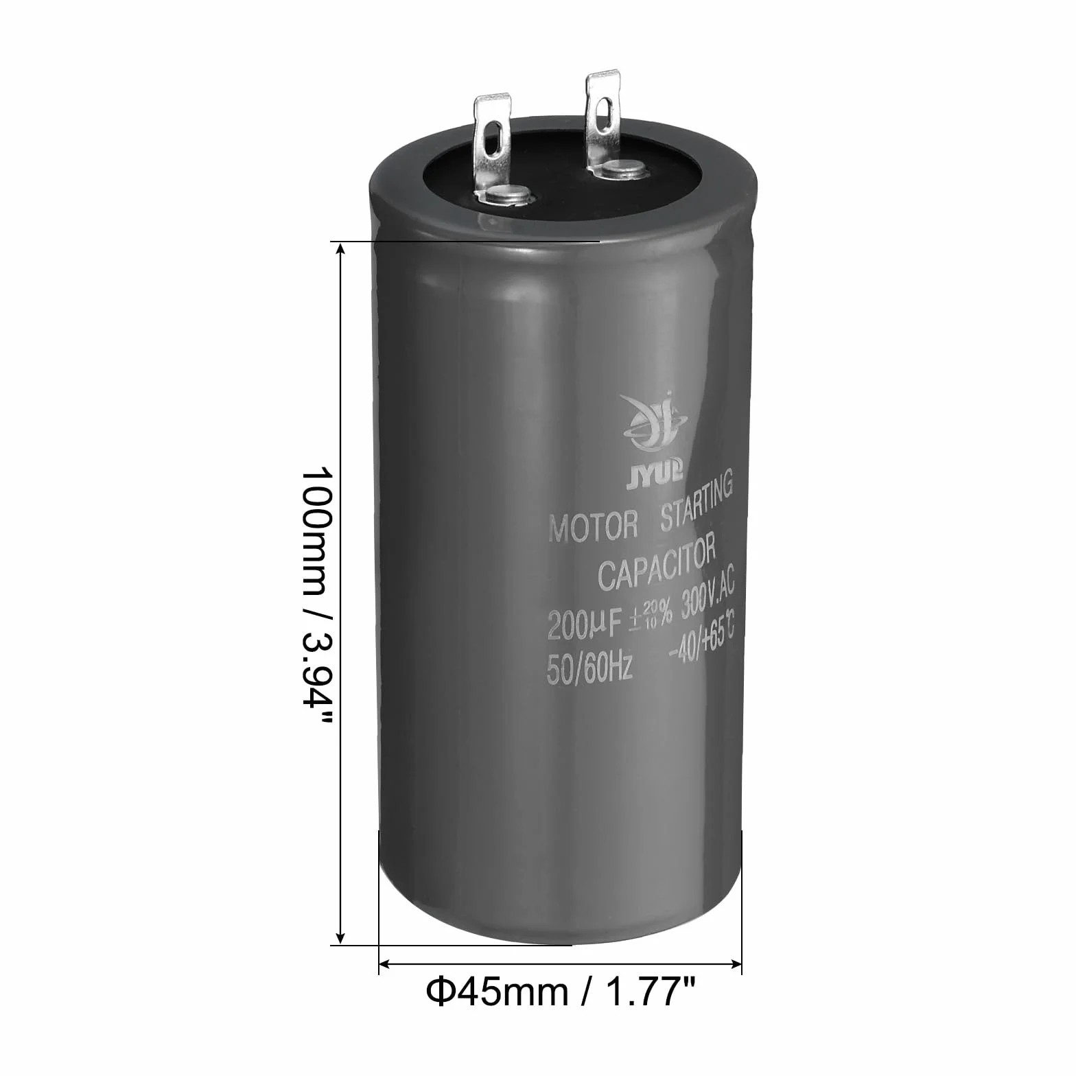 Patikil Kondensator rozruchowy silnika, 200uf 300 V 50/60 Hz CD60 do klimatyzatorów powietrza, elektryczny silnik rozruchowy prądu