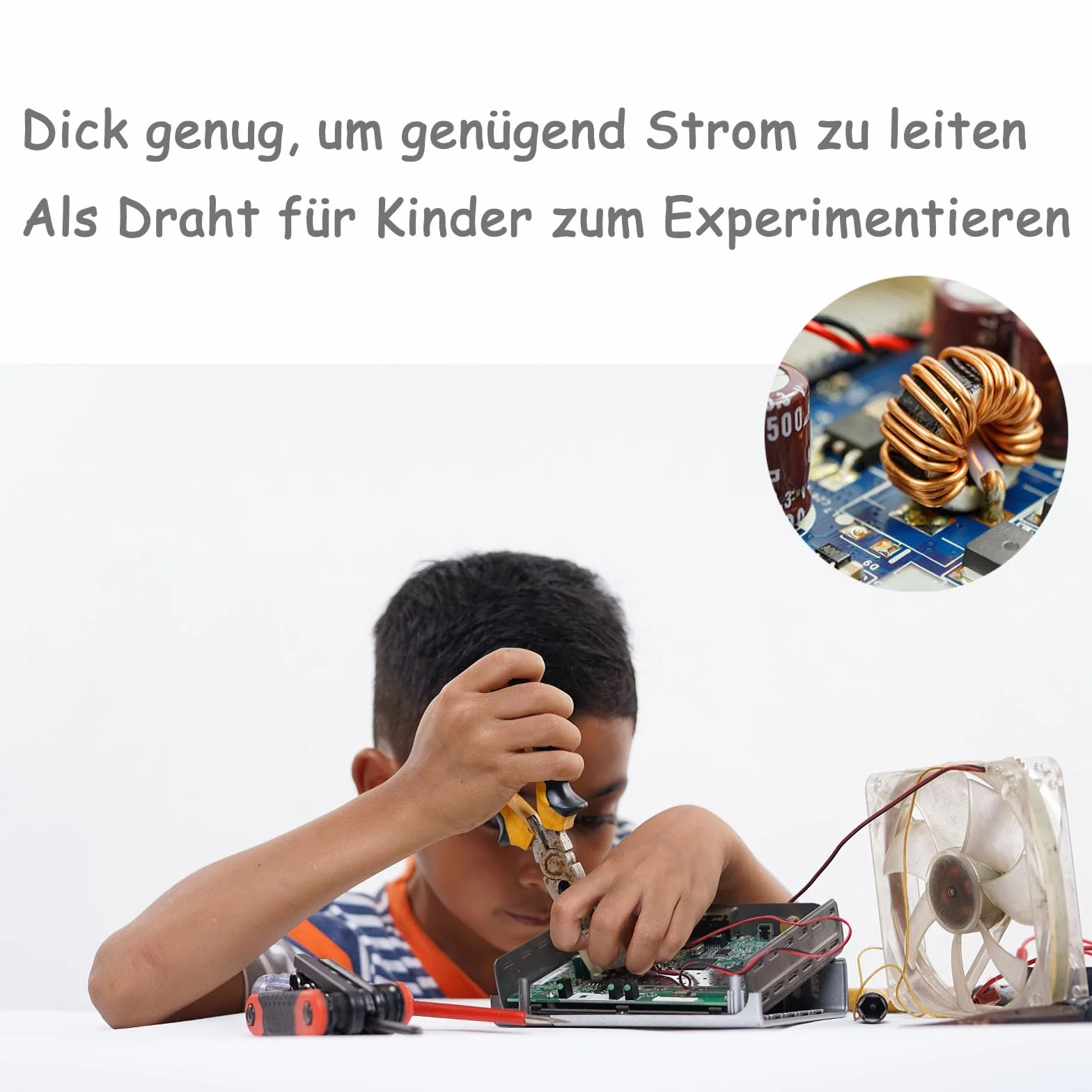 Drut miedziany elektrokultura 16 G (1,3 mm) 10 m