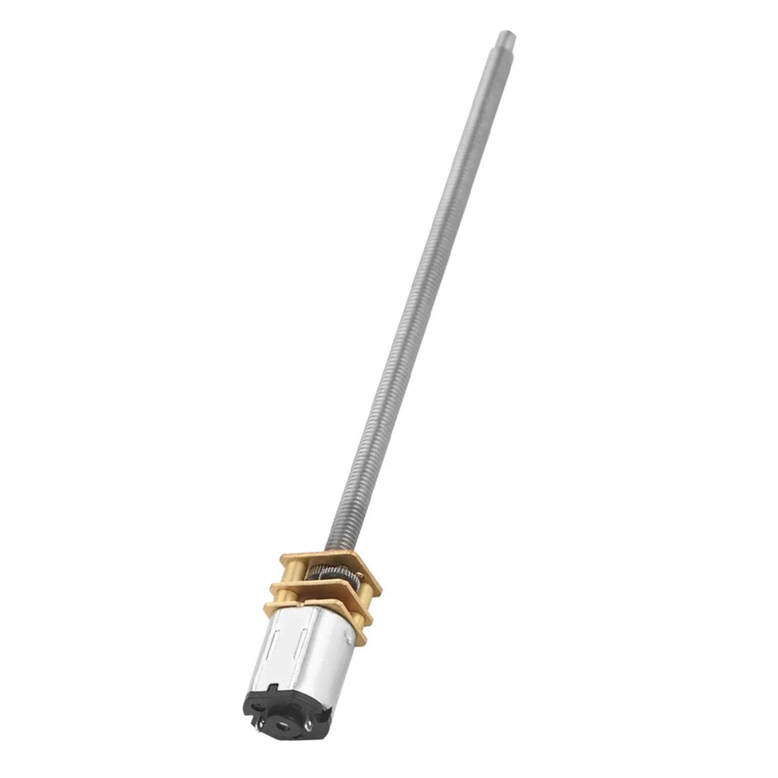 DC-Getriebemotor 6V 12V N20-Getriebe-Reduzierungs-Motor mit langer Ausgangswelle M4 x 100mm(12V 600RPM)