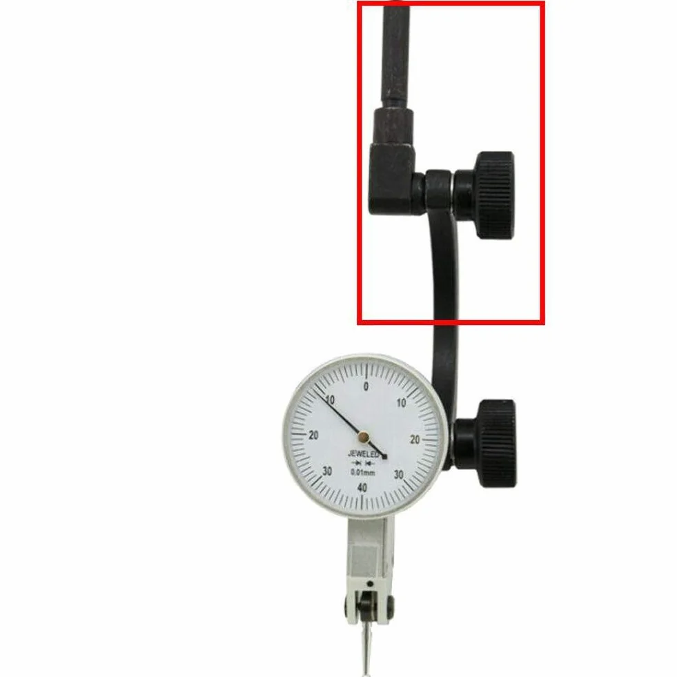 Uchwyt czujnika zegarowego 8mm Zakrzywiony Connect
