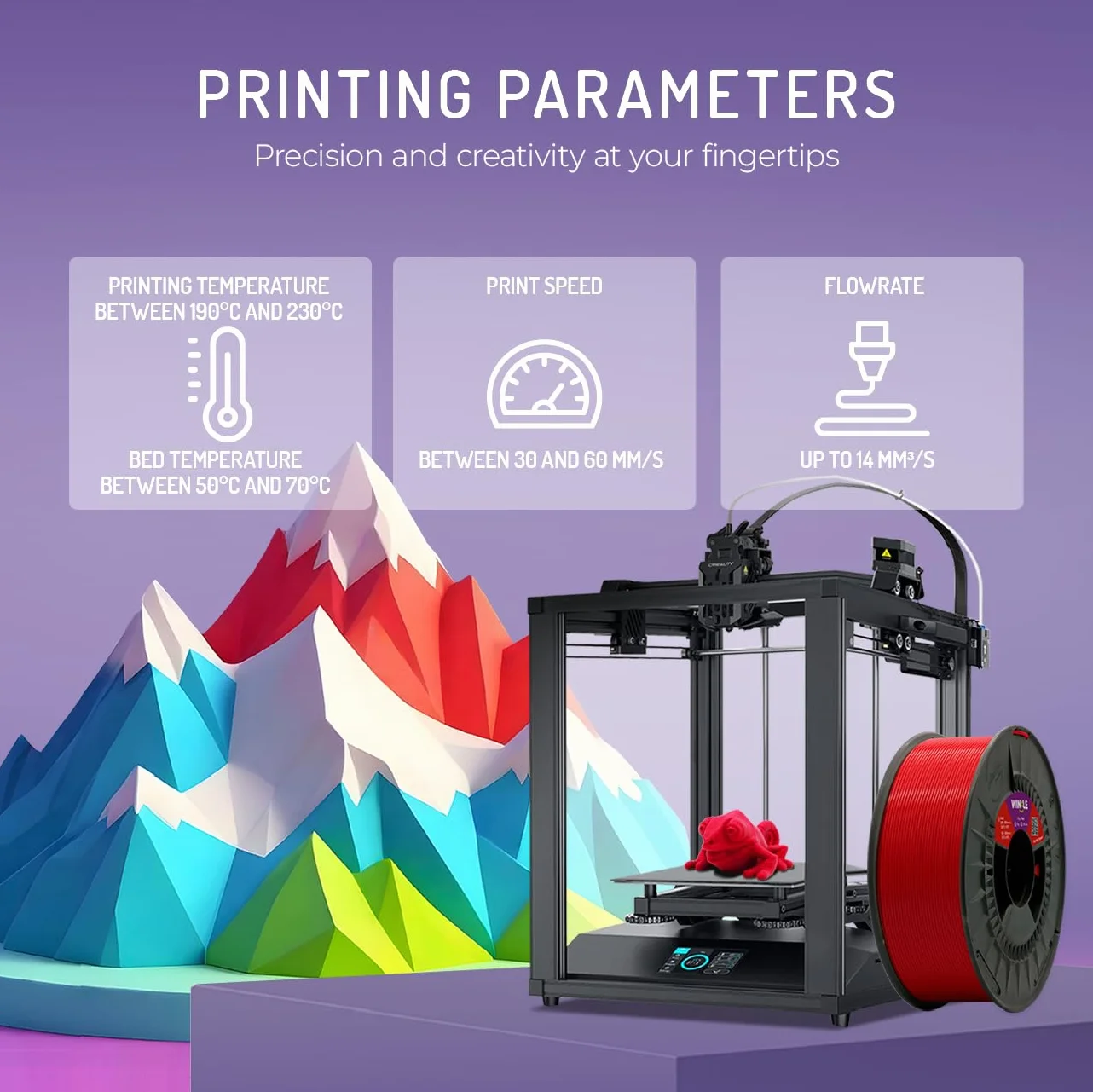 WINKLE Filament PLA HD Royal Blue 1,75 mm 300 g do Drukarki 3D