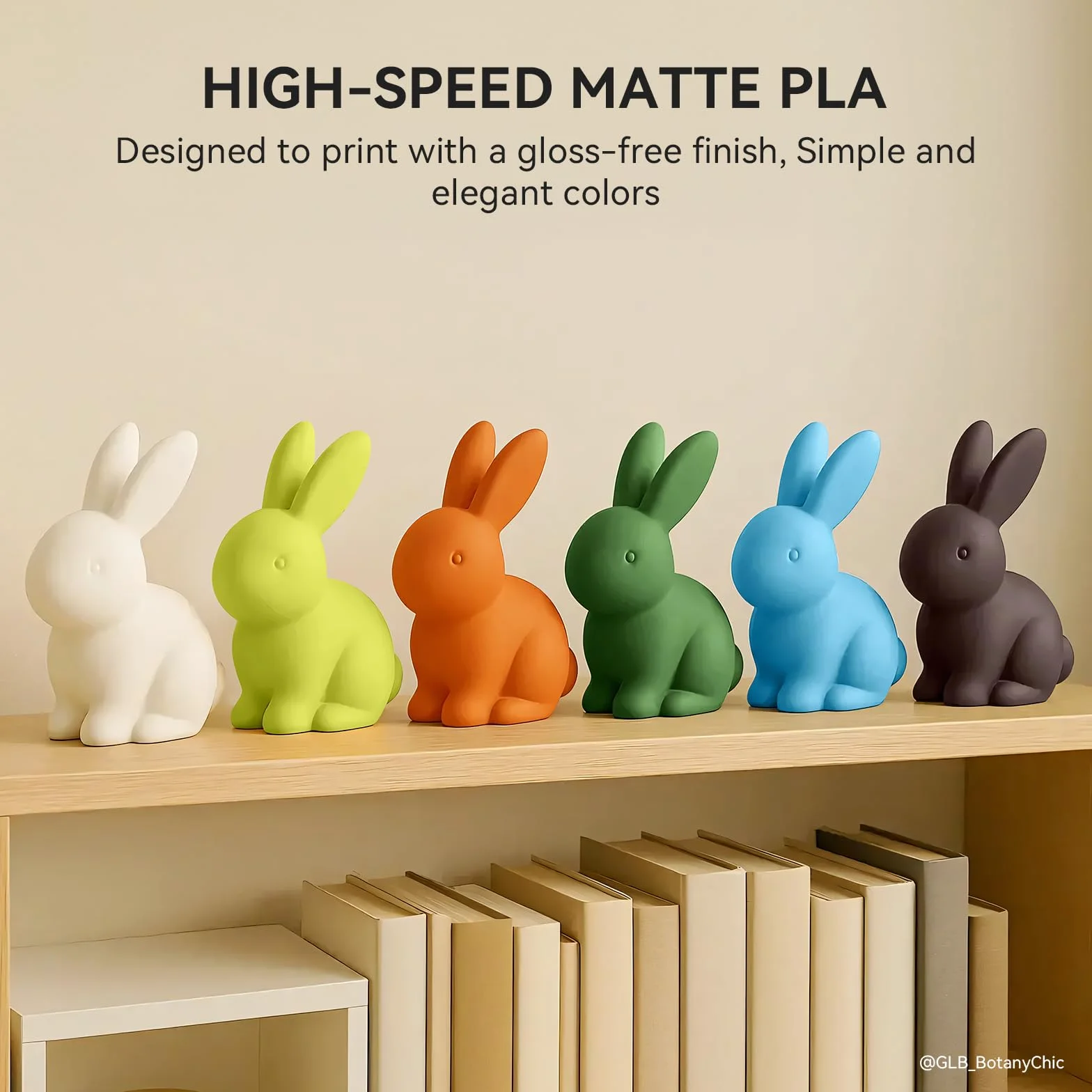 TECBEARS Matowy filament PLA, 1 kg, beżowy, piękne matowe wykończenie, dokładność pomiaru +/- 0,02 mm, do większości drukarek 3D FDM, matowy PLA, szpula 1 kg (330 m)