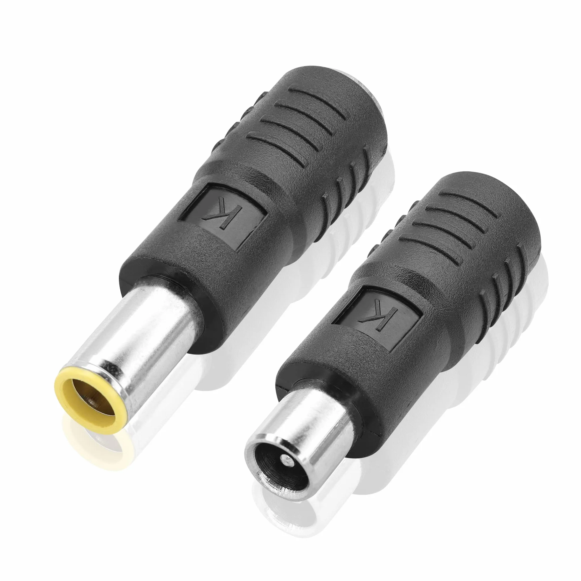 YAODHAOD DC8 mm wtyczka 2 szt., DC7909 męski na DC8020 żeński i DC7909 męski adapter do panelu słonecznego RV przenośna elektrownia kompatybilna z serią Jackery Explorer