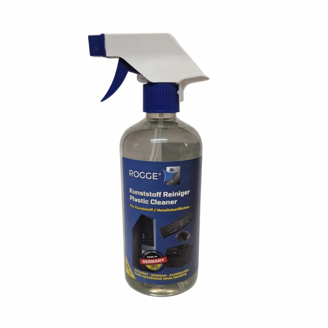 ROGGE 500 ml środek do czyszczenia tworzyw sztucznych, PC, myszy, klawiatur, drukarek itd. Delikatny środek do czyszczenia powierzchni bez alkoholu, specjalnie zaprojektowany do codziennego