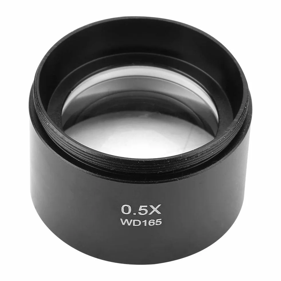 Soczewka obiektywu KP-0,5X do mikroskopu, gwint montażowy 48 mm (1-7/8")