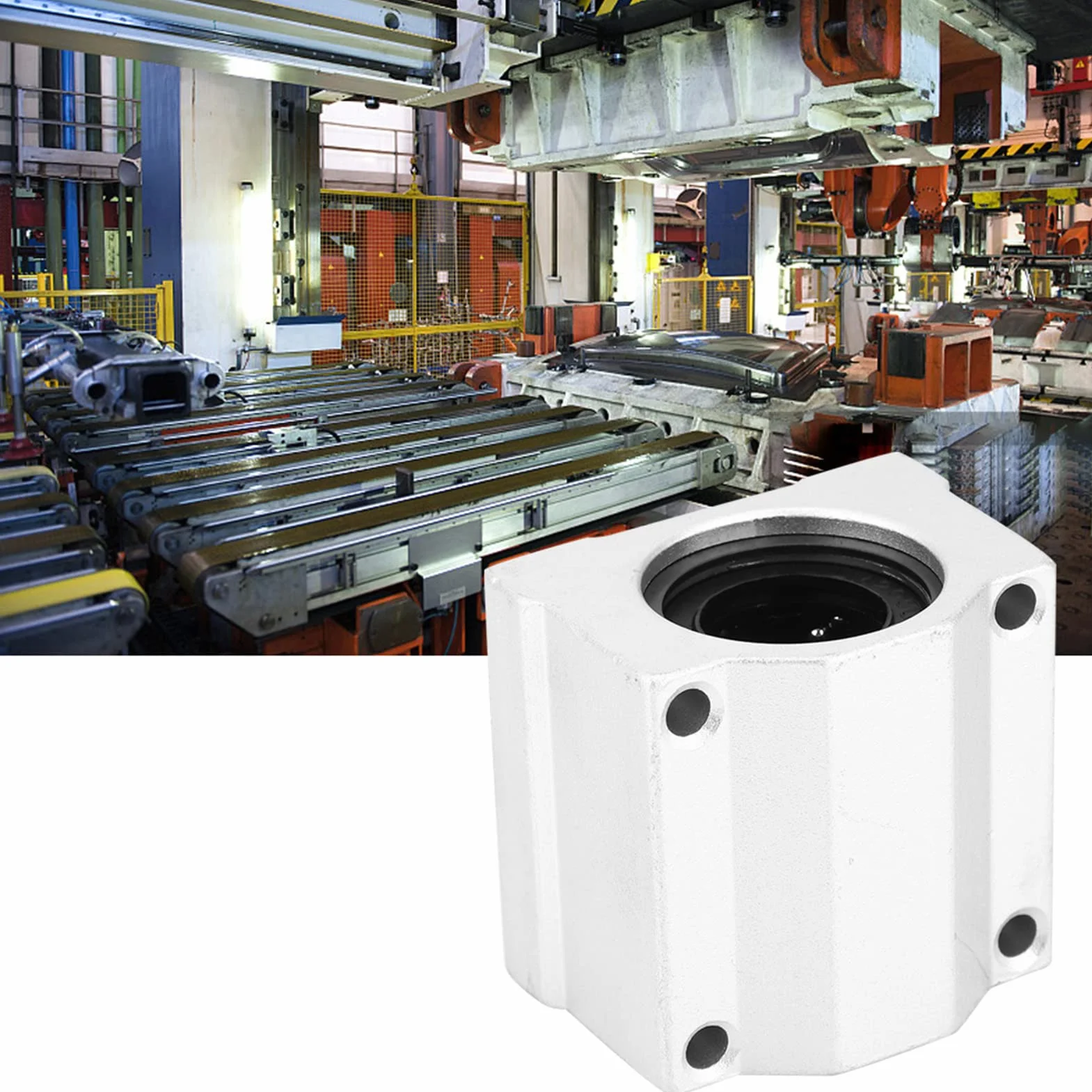 2 szt. SC20UU 20mm CNC Ruch Liniowy łożysko Kulkowe Tuleja ślizgowa Tuleja łożyska Suwaki Otwór Karetki 50mm długość do Wyciszania Dużej Prędkości Sprzęt o Wysokiej Precyzji