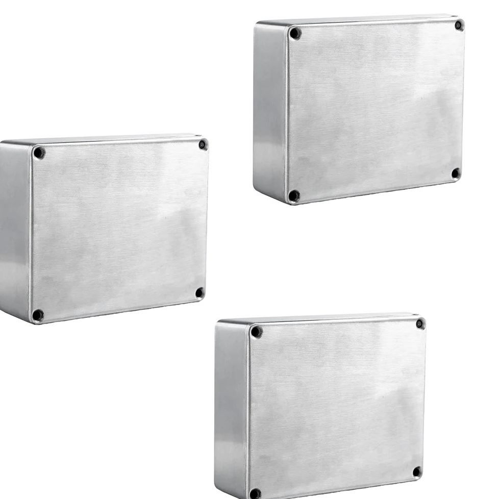 3 x Pro 1590BB styl 119 x 94 x 30 mm aluminiowa metalowa obudowa do stempla obudowa efektów gitarowych
