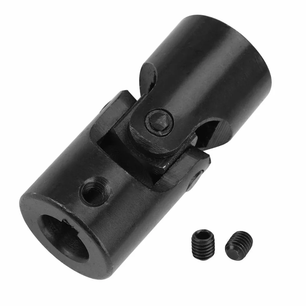 Wał przegubowy przegub krzyżowy 12 mm, sprzęgło wału silnika, uniwersalne złącze U złącze ID 12 mm AD 24 mm przegub kardanowy