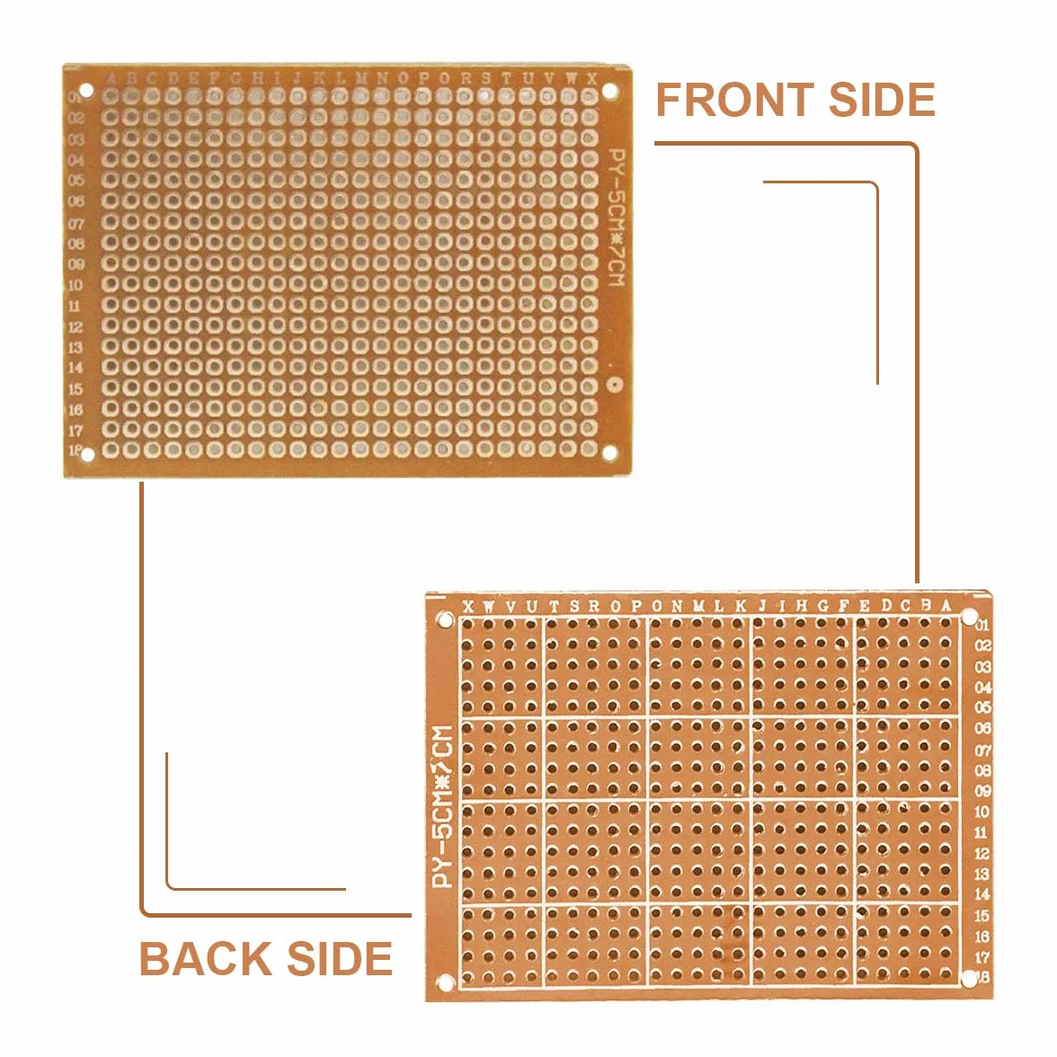 Breadboard PCB Kit 5x7 cm 7x9 cm 9x15 cm DIY 40-pin Female Header