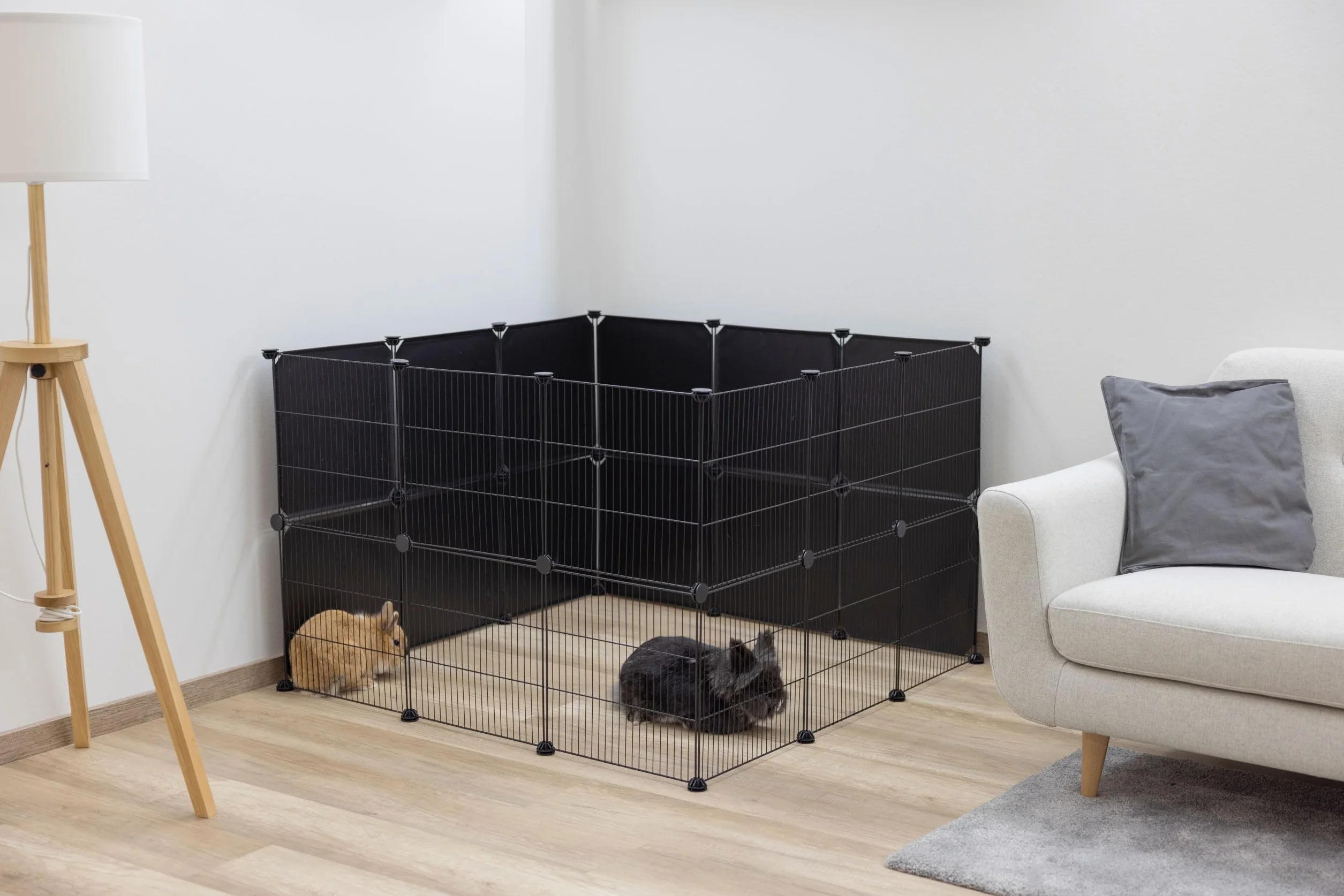 Kerbl Pet zestaw ścienny 6 elementów 35x35 cm z tworzywa sztucznego