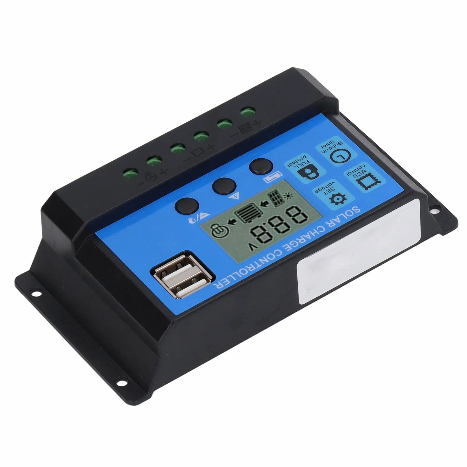 Ładowarka Słoneczna 12v 24v MPpt, Wyświetlacz LCD Pwm Regulator Fotowoltaiczny (100A)