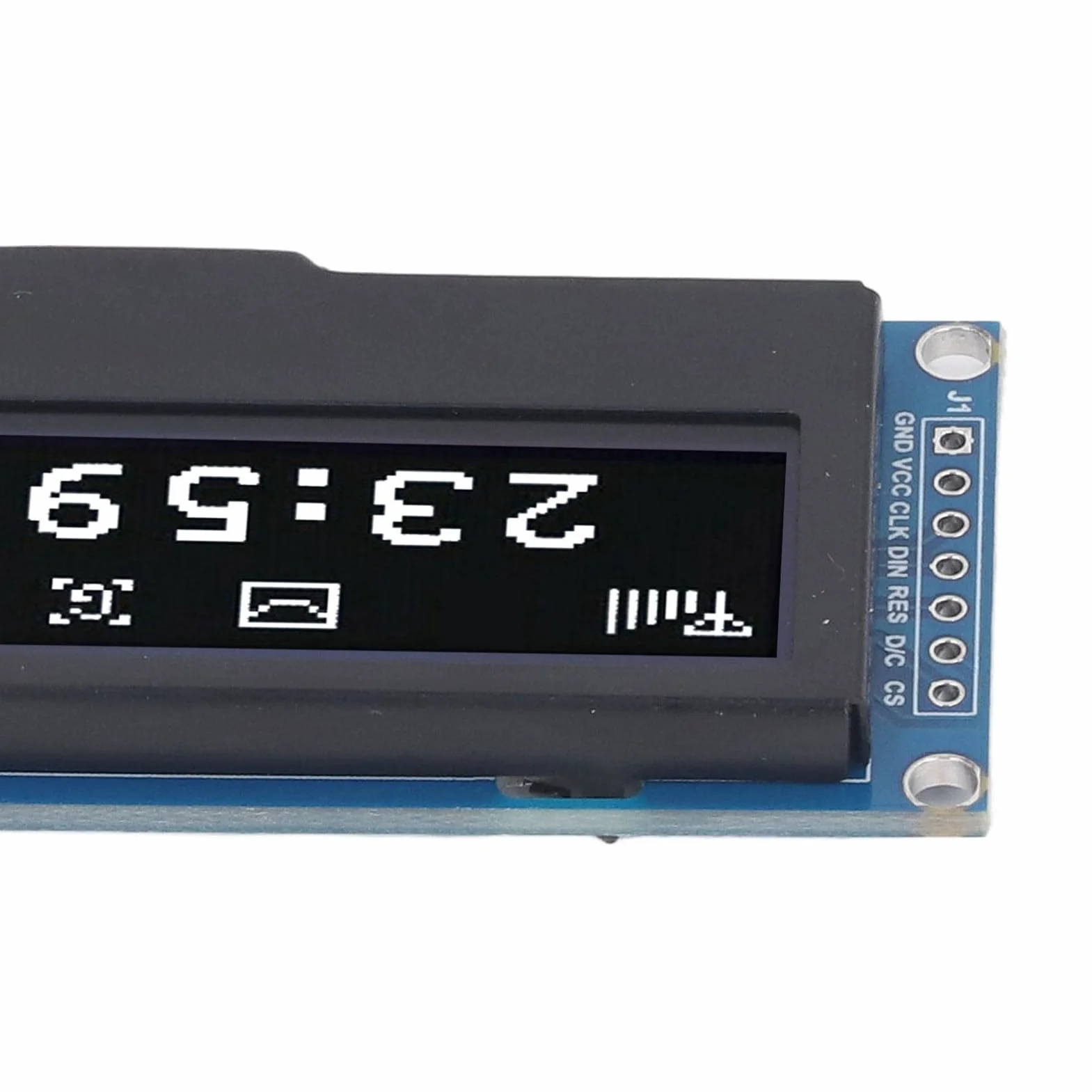 Karta wyświetlacza cyfrowego, interfejs SPI I2C 3,3 V, moduł wyświetlacza 2,23 cala, cienka warstwa organiczna, wysoka elastyczność dla urządzeń elektronicznych do majsterkowania