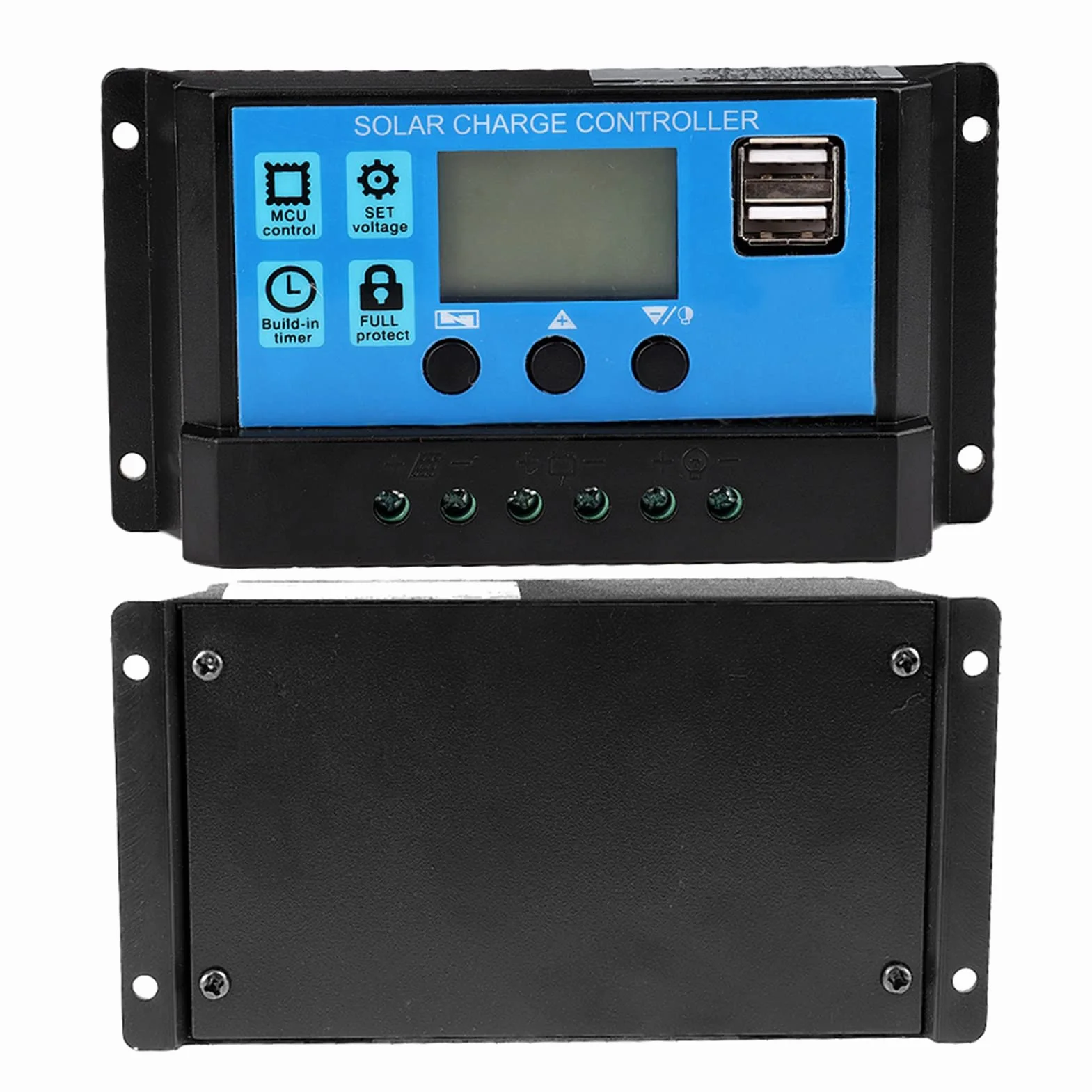 auto 60a/50a/40a/30a/20a/10a 12 v 24 v auto solarladeregler pwm controller passt für auto(30A)