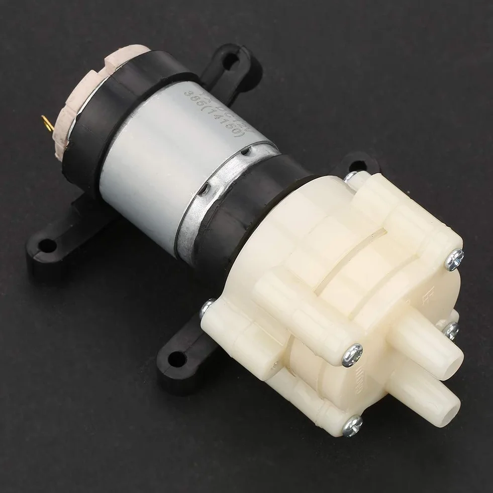 Membranowa pompa wodna 12V Mini elektryczna pompa wodna 1.5-2L/min ciśnieniowa pompa membranowa do maszyny do herbaty Fish Tank