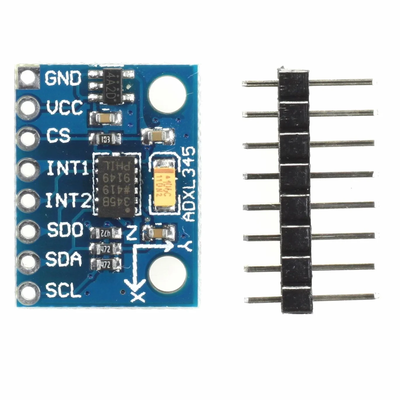Moduł ADXL345, czujnik przyspieszenia, 3-osiowy akcelerometr, I2C, SPI, czujnik G do Arduino, Raspberry Pi i wielu innych