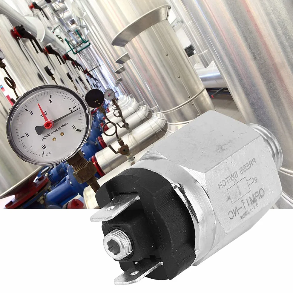 Pneumatyczny regulowany przełącznik ciśnienia QPM11-NC G1/4in AC220V 48VAC/DC