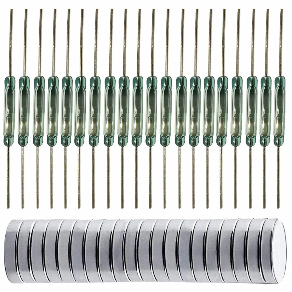 Gebildet Szklany Kontaktronowy Przełącznik Magnetyczny 20 szt. 2mm × 14mm