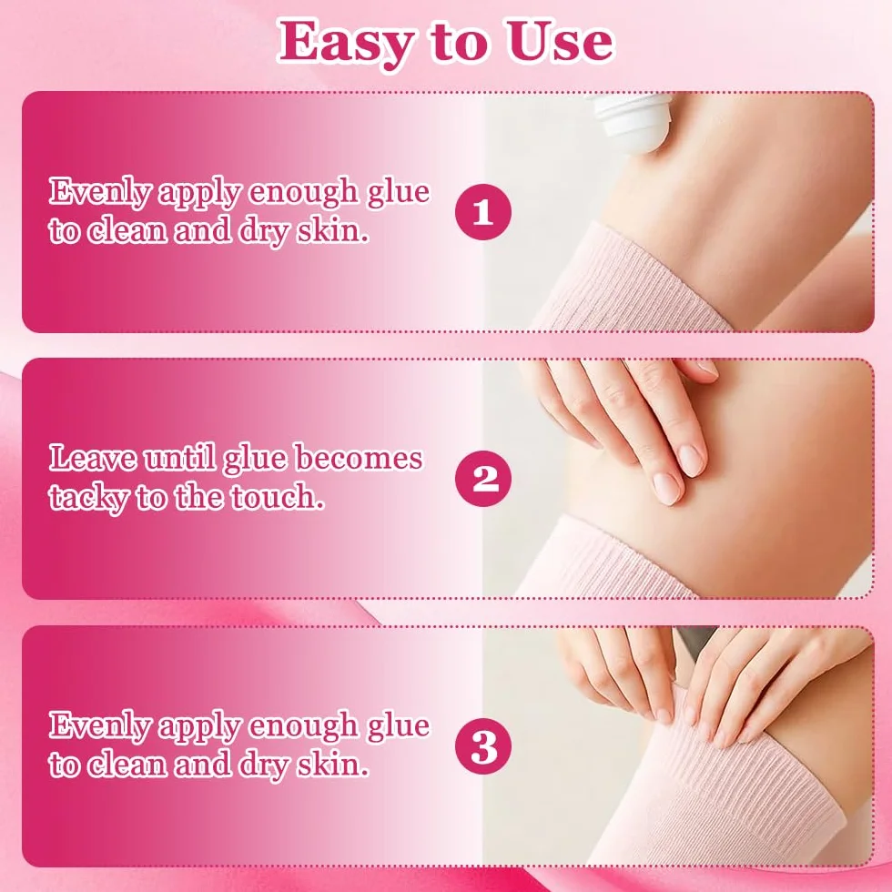 Klej do skóry Roll-on 75 ml przenośny do ubrań, skarpet, peruki i strasu
