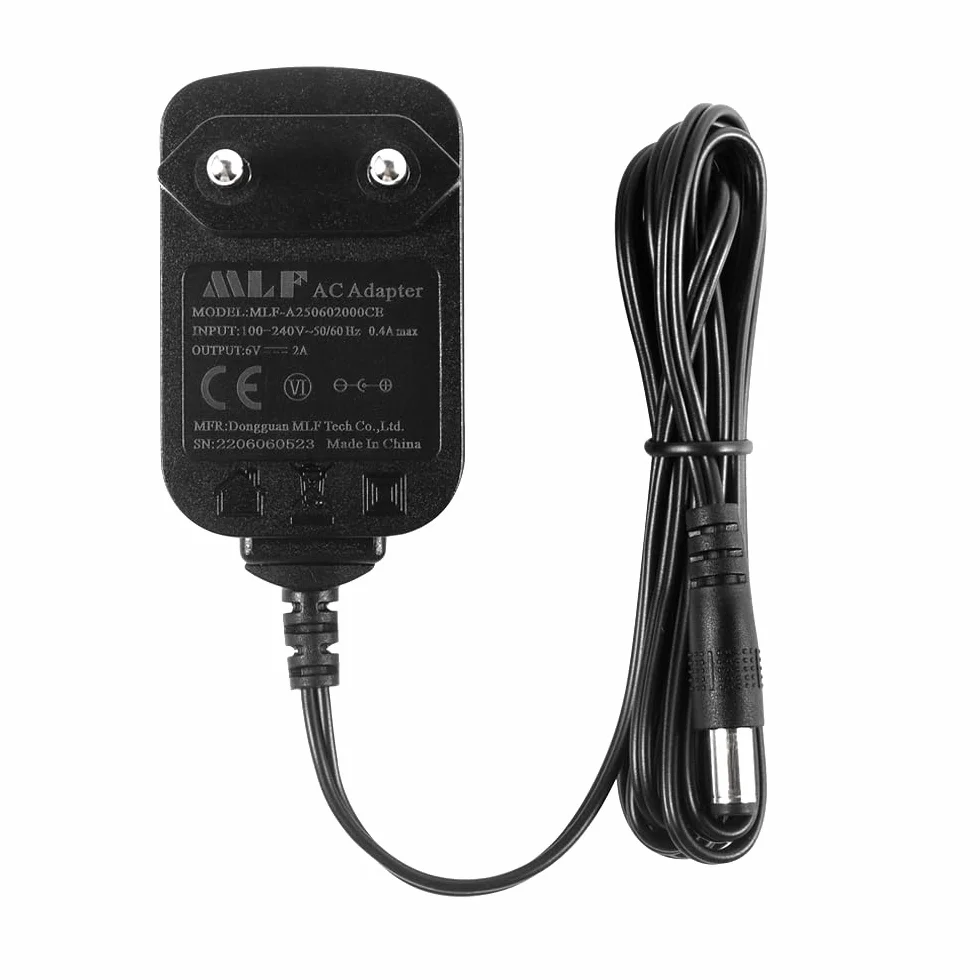 Zasilacz sieciowy DC 6V 2A 1000mA 5,5mm x 2,1mm 3,5mm x 1,35mm 4,0mm x 1,7mm
