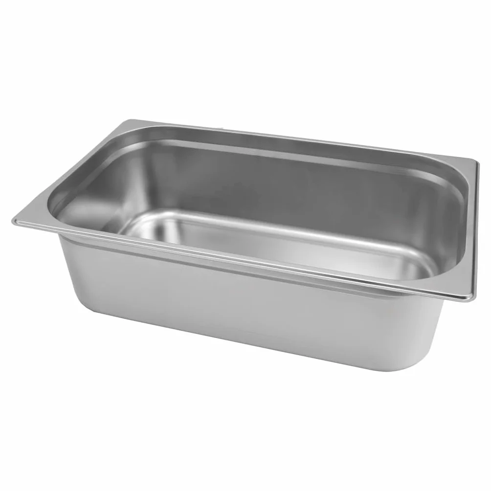 Mega-M pojemnik gastronomiczny GN 1/1 ze stali nierdzewnej 53x32,5x15 cm zakres temp. -40°–+300° kolor inox