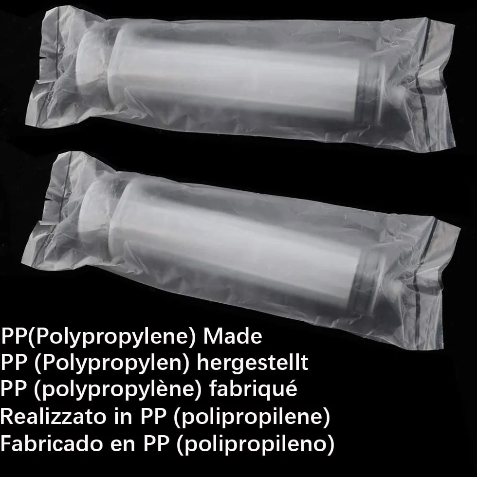 Gebildet 2 szt. strzykawek 100 ml z tubką 1 m, duża plastikowa strzykawka do laboratoriów naukowych