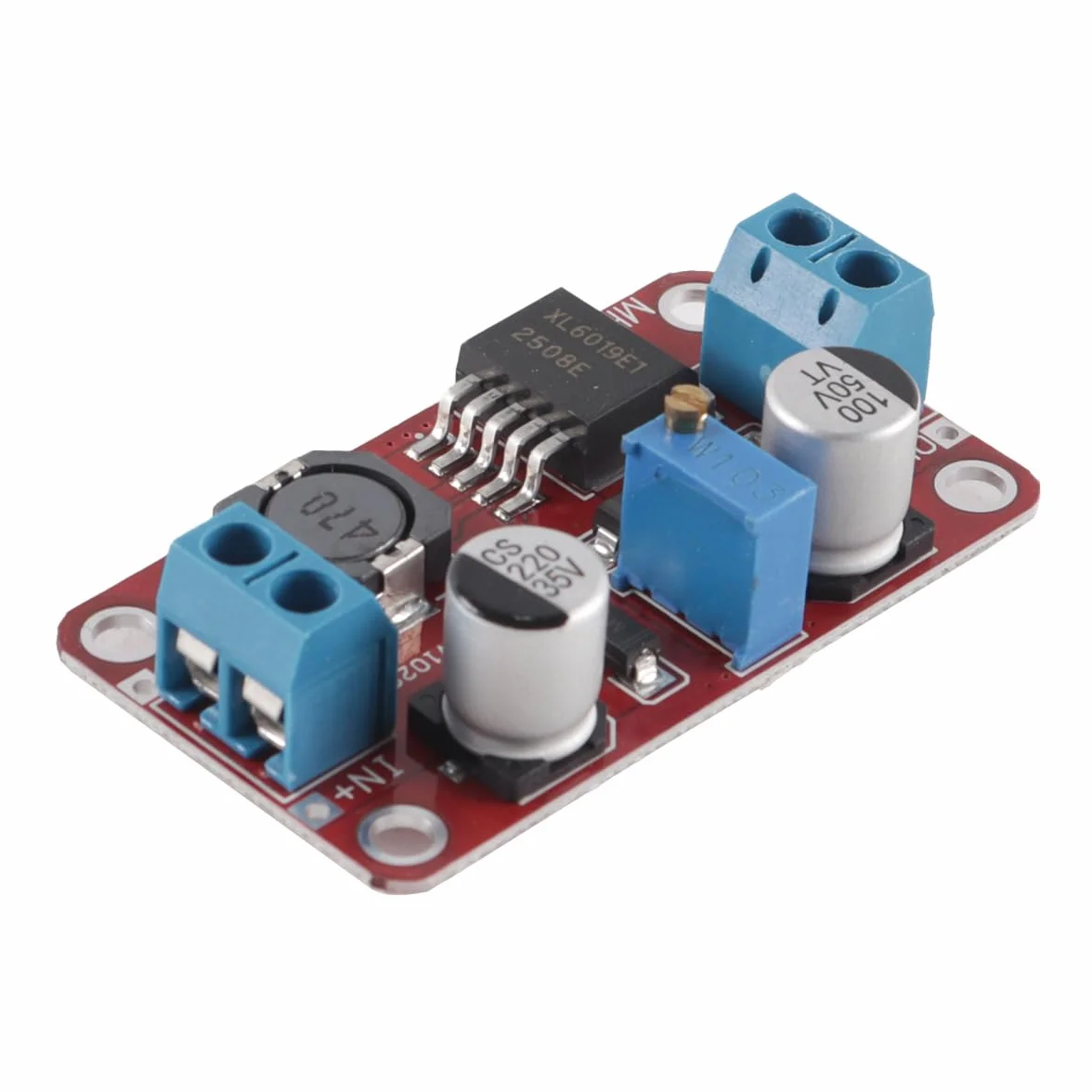 Moduł konwertera Buck-Boost DC-DC XL6019, regulowany regulator napięcia 3-35 V do 5-40 V, 5 A, moduł zasilania podnośnika o wysokiej wydajności