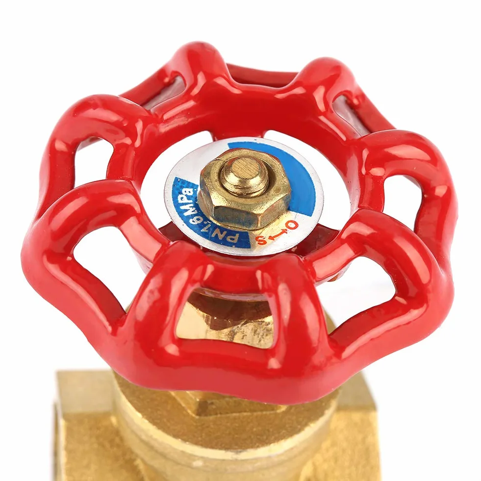 DN20 BSPP mosiężna zasuwa G3 / 4 obrotowy zawór śluzy 232PSI mosiężny zawór do wodnego oleju gazowego urządzenia mechaniczne industaril użytku domowego