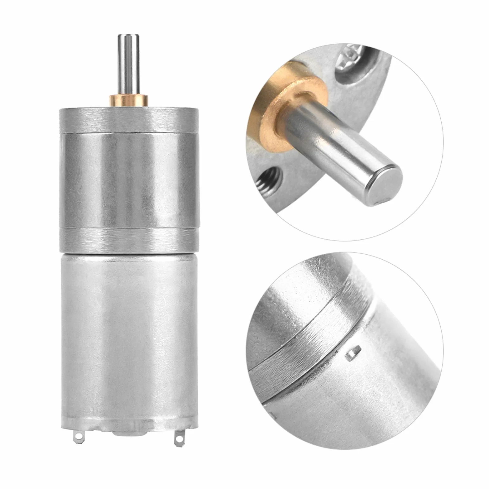 Milltrip Motoreduktor Prądu Stałego 25GA-370 DC 12V 30 obr./min 25mm Metalowy