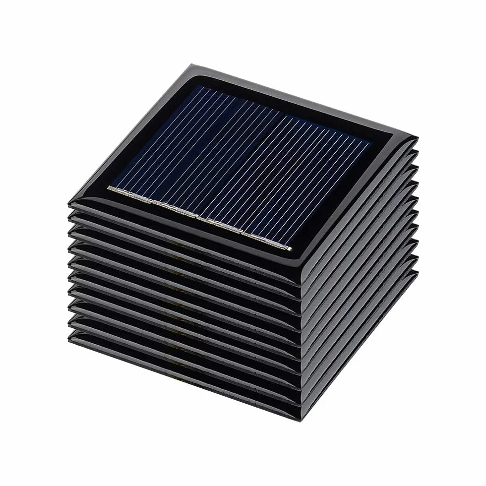 10 sztuk mini monokrystalicznych ogniw solarnych 2V 50x50 mm zestaw modułów słonecznych