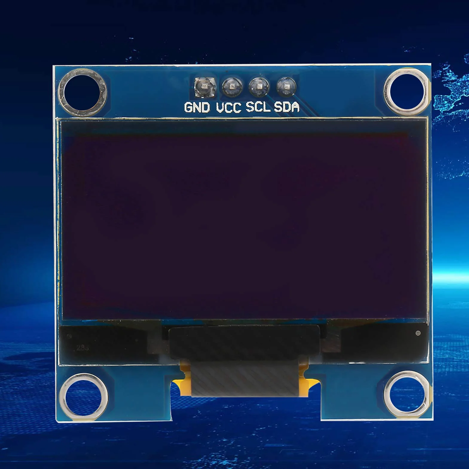 Moduł wyświetlacza, 1,3-calowy jasny uniwersalny uniwersalny moduł OLED o wymiarach 128 x 64 z białym tekstem do inteligentnego urządzenia medycznego dla inteligentnego urządzenia sanitarnego