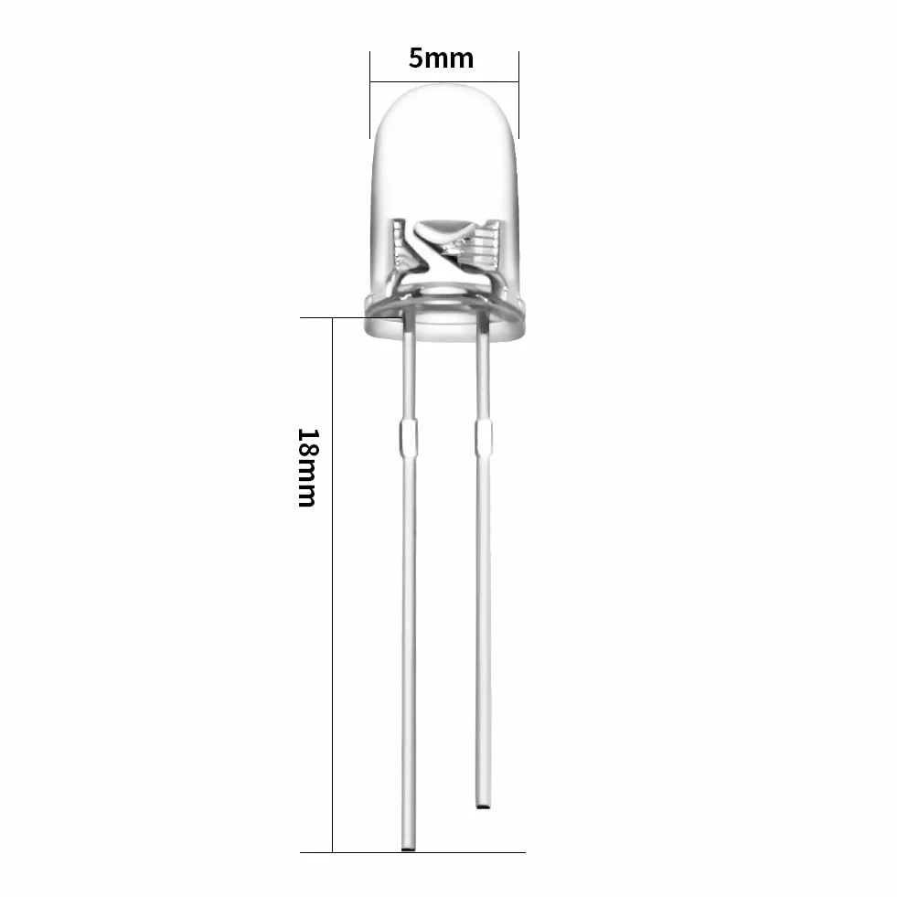 DiCUNO 800 szt. 3 mm LED dioda zestaw biały czerwony żółty zielony niebieski