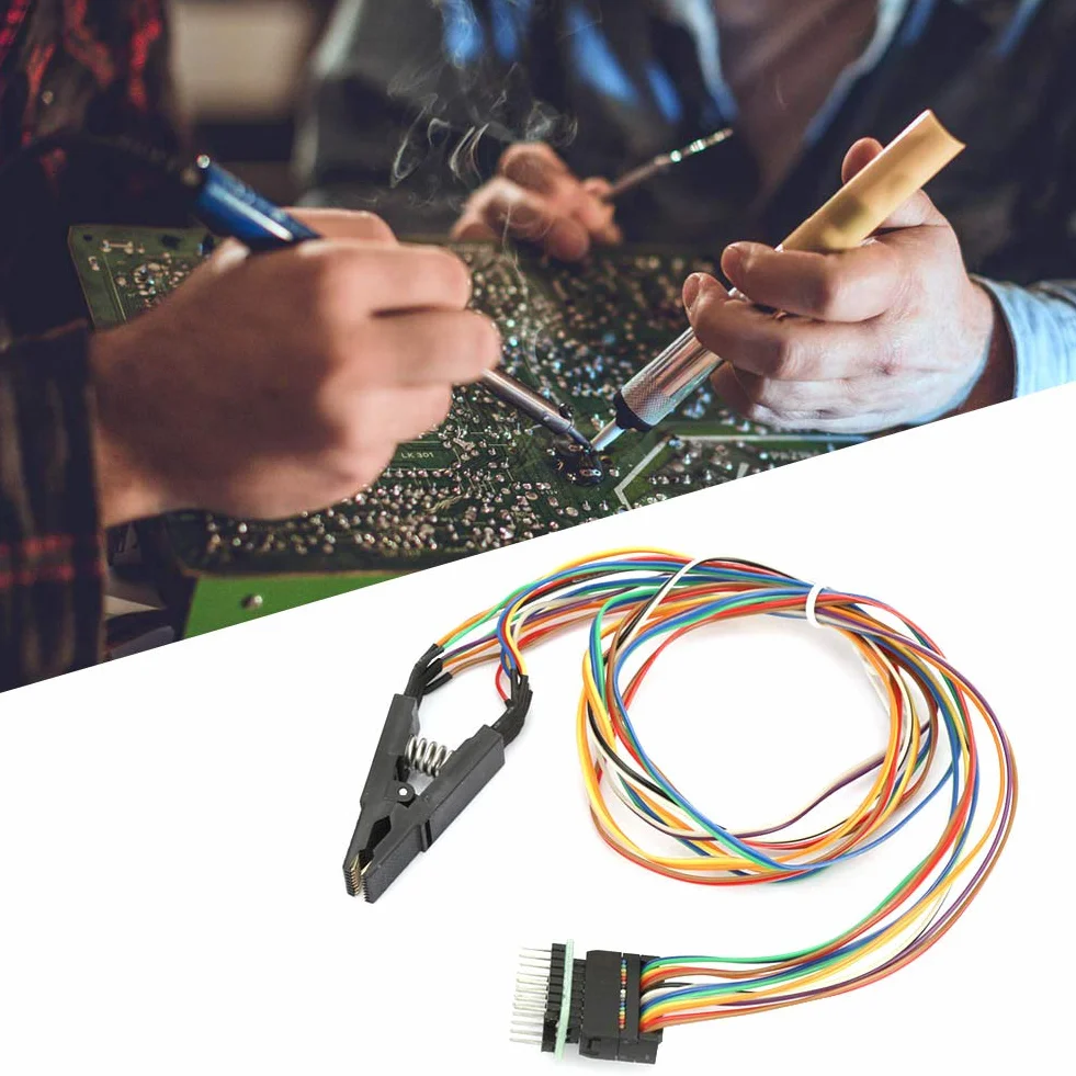 Adapter SOP16 SOIC16 16-pinowy do Programatora DIP8 dla Mikrokontrolerów Konwerter IC Zacisk Testowy