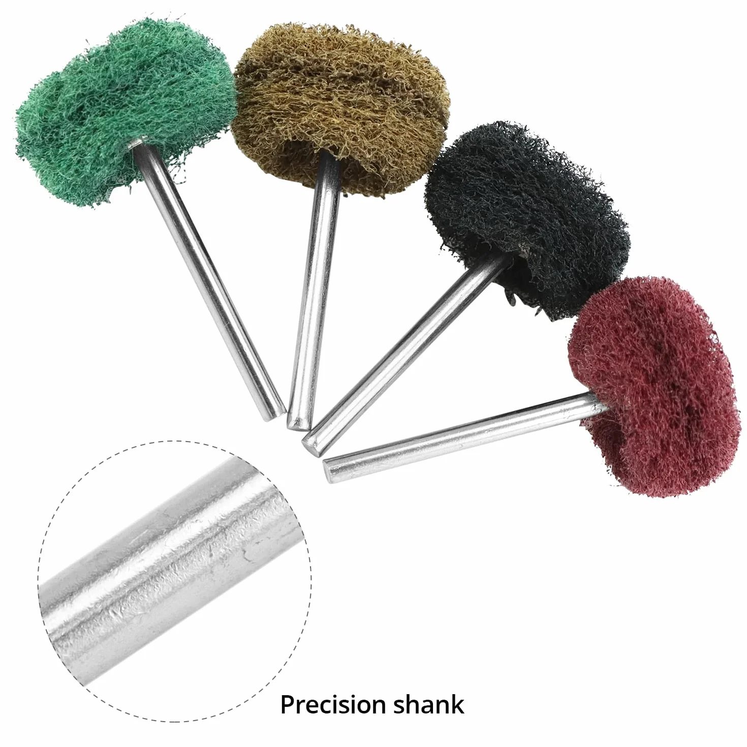 QWORK® 40 szt. zestaw szlifierski do polerowania, trzpień 3 mm, narzędzie obrotowe