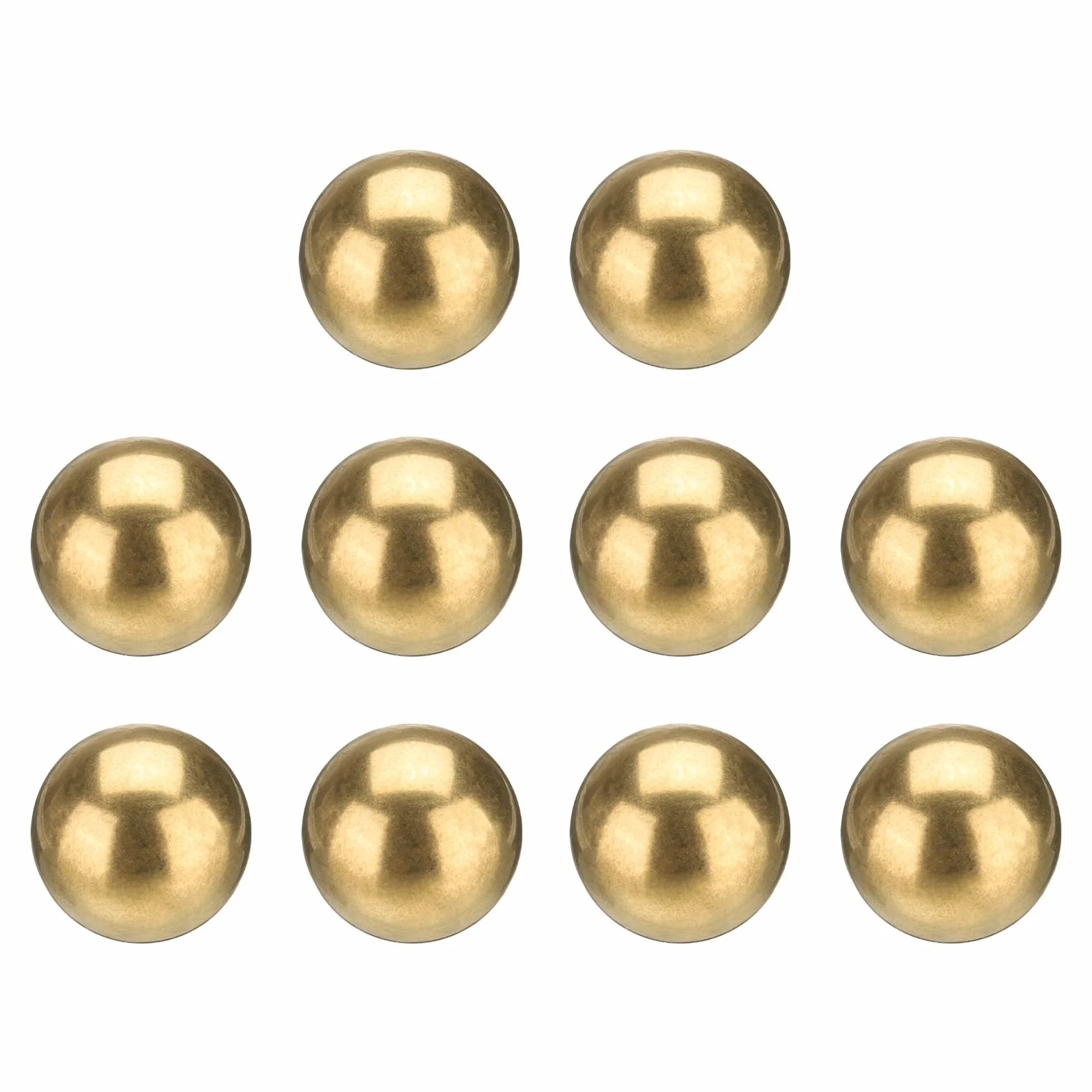 Kulki łożyskowe 1/2" 12,7 mm H65 mosiężne precyzyjne 10 sztuk QUARKZMAN