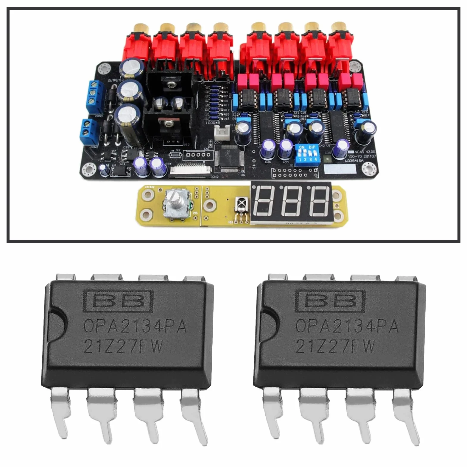 Create idea OPA2134PA wzmacniacz operacyjny 8-pinowy do integratorów Crossover Networks Multimedia Audio 20 V 18 V