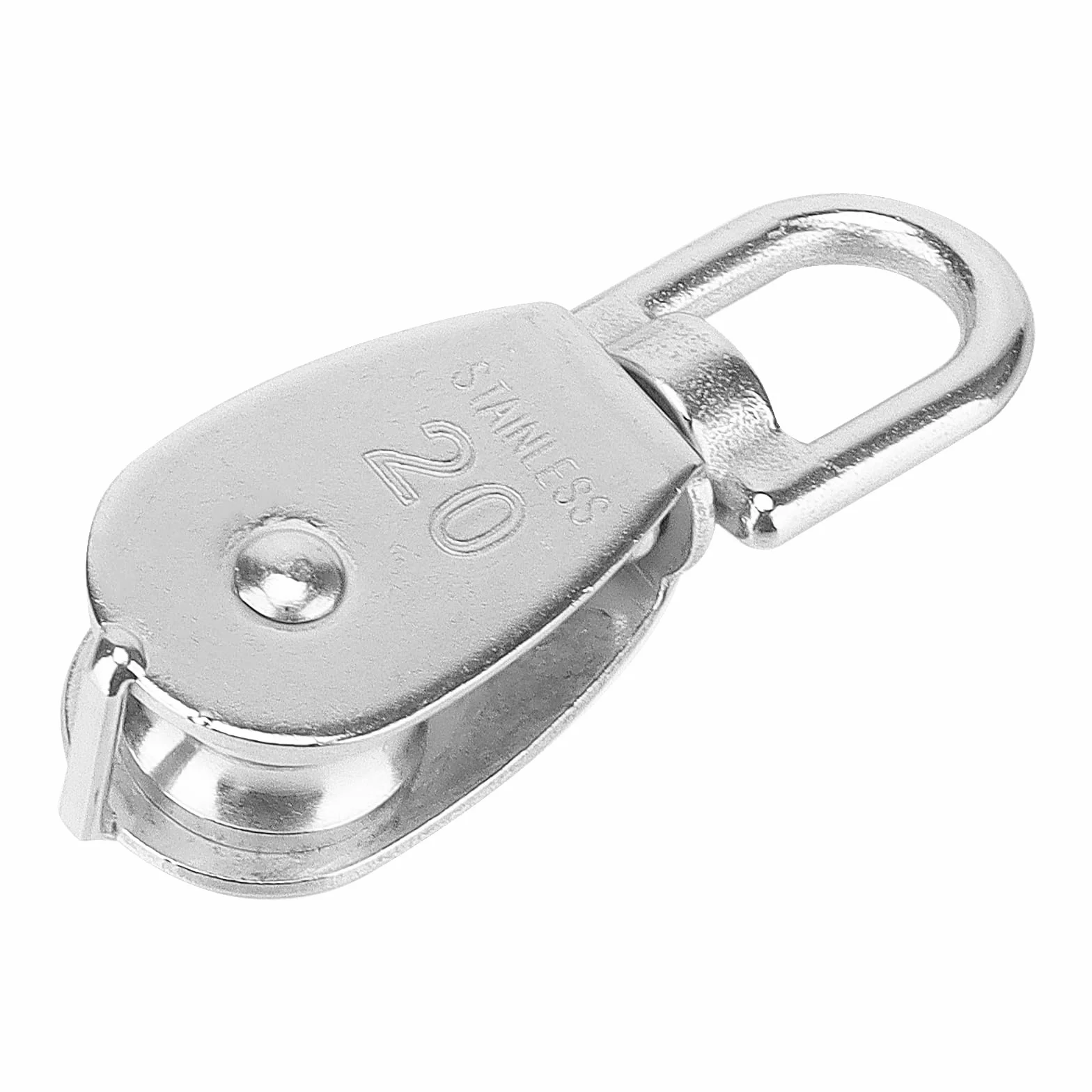 Rolki prowadzące do lin ze stali nierdzewnej 20 mm M20 75 kg