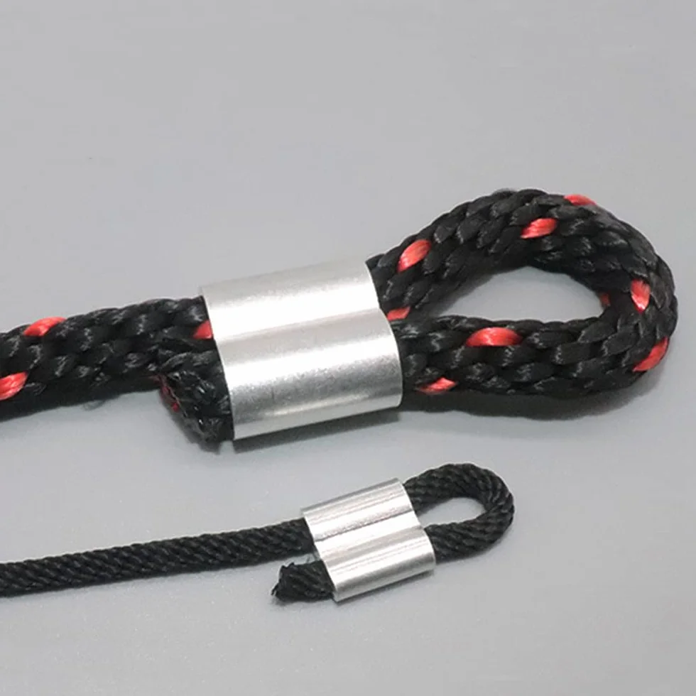20 zacisków linowych 10 mm, tuleje zaciskowe, zaciski zaciskowe, preformowane aluminiowe zaciski zaciskowe – odporne na rdzę, wytrzymałe, trwałe