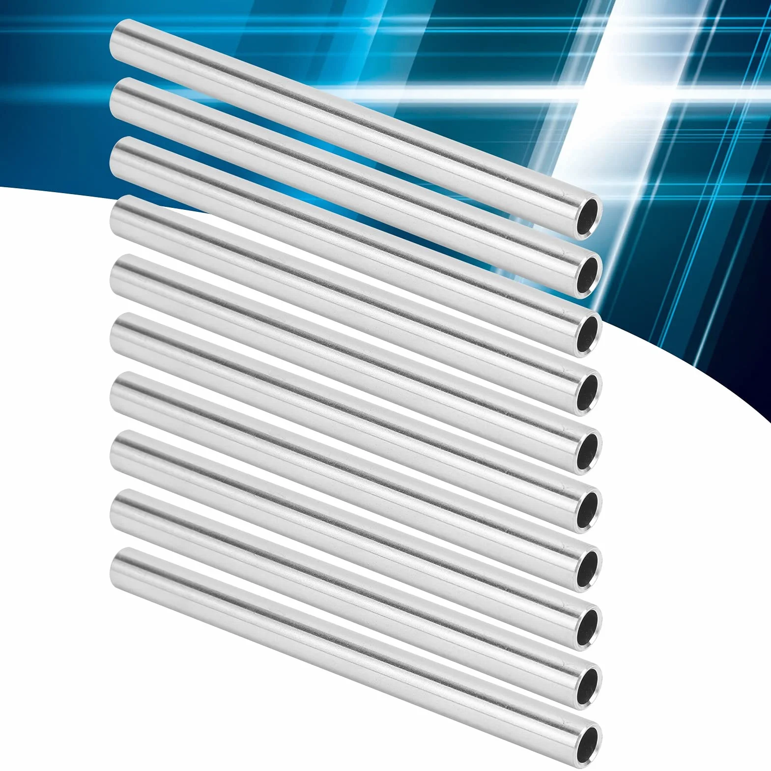 Aluminiowa rura wymienna bezszwowa 8x6 mm 9,9 cm 6100 0608 0100
