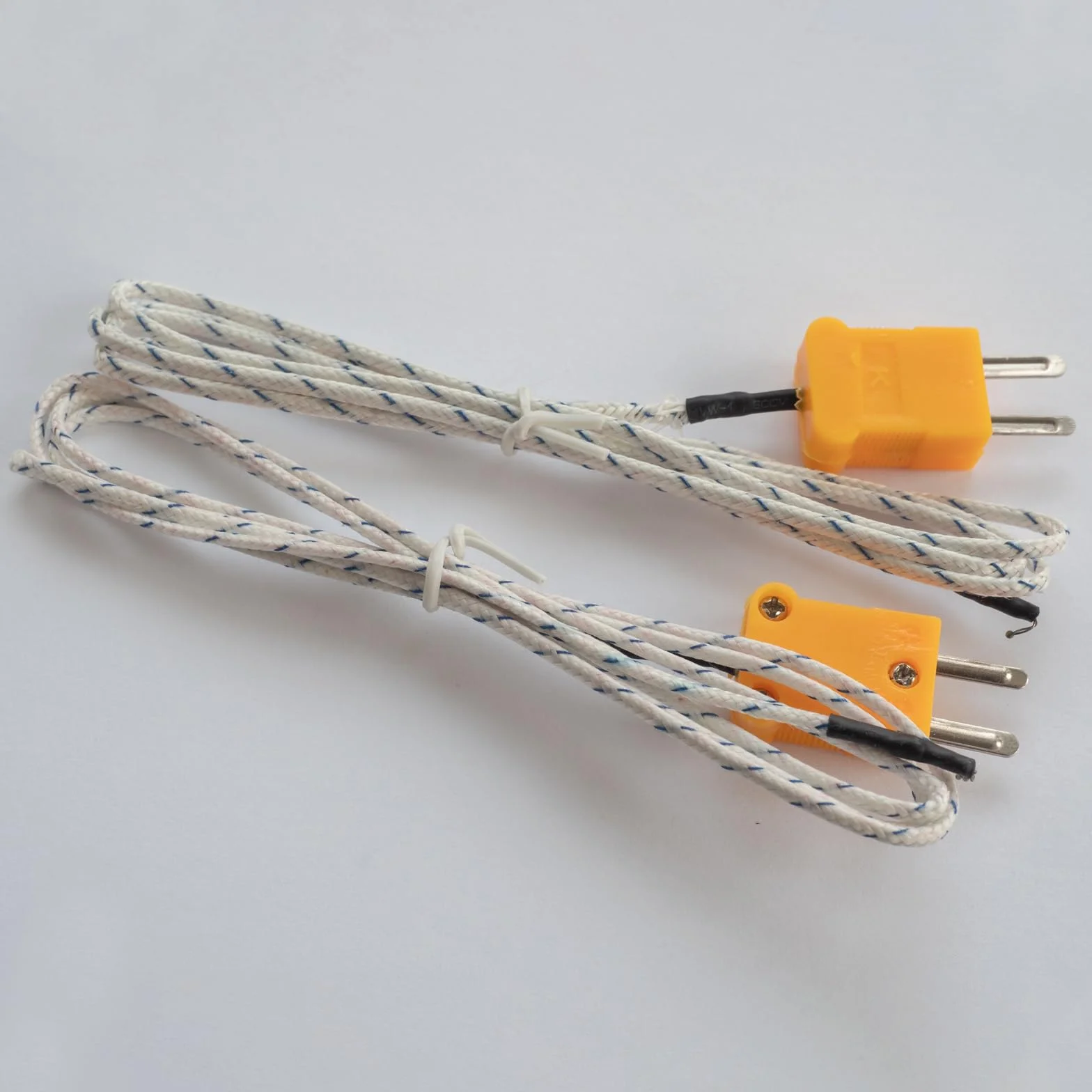QUARKZMAN Termopara typu K ze złączem, sonda czujnika temperatury -50 do 1100 °C (-58 do 2012 °F) ze stali nierdzewnej, kabel 4 x 150 mm 3,3 ft