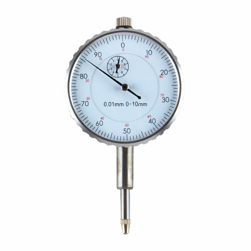 Czujnik zegarowy, Wskaźniki zegarowe Aukson 0-10MM Measurement messuhr mit magnethalter Exterior 0.01mm Precyzyjny zegarek