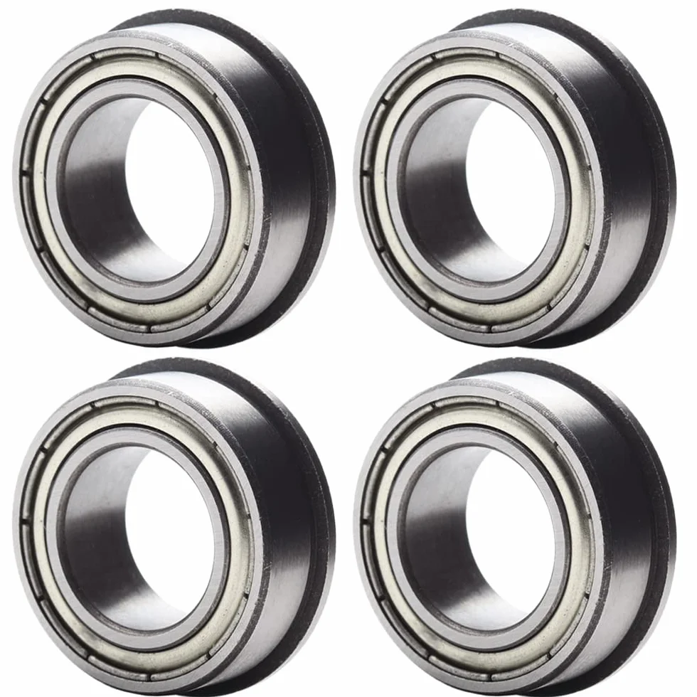 F6003 łożysko taczki 20 x 35 x 11 mm (4 sztuki) wózek ogrodowy F6003ZZ F6003-20 wózek ogrodowy, kołnierz koła, łożysko kulkowe
