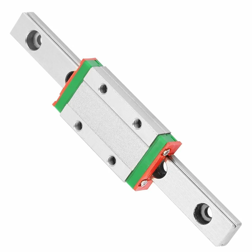 Zestaw prowadnic, szerokość 9 mm MGN9H, miniaturowa prowadnica liniowa, długość 100 mm z blokiem przesuwnym