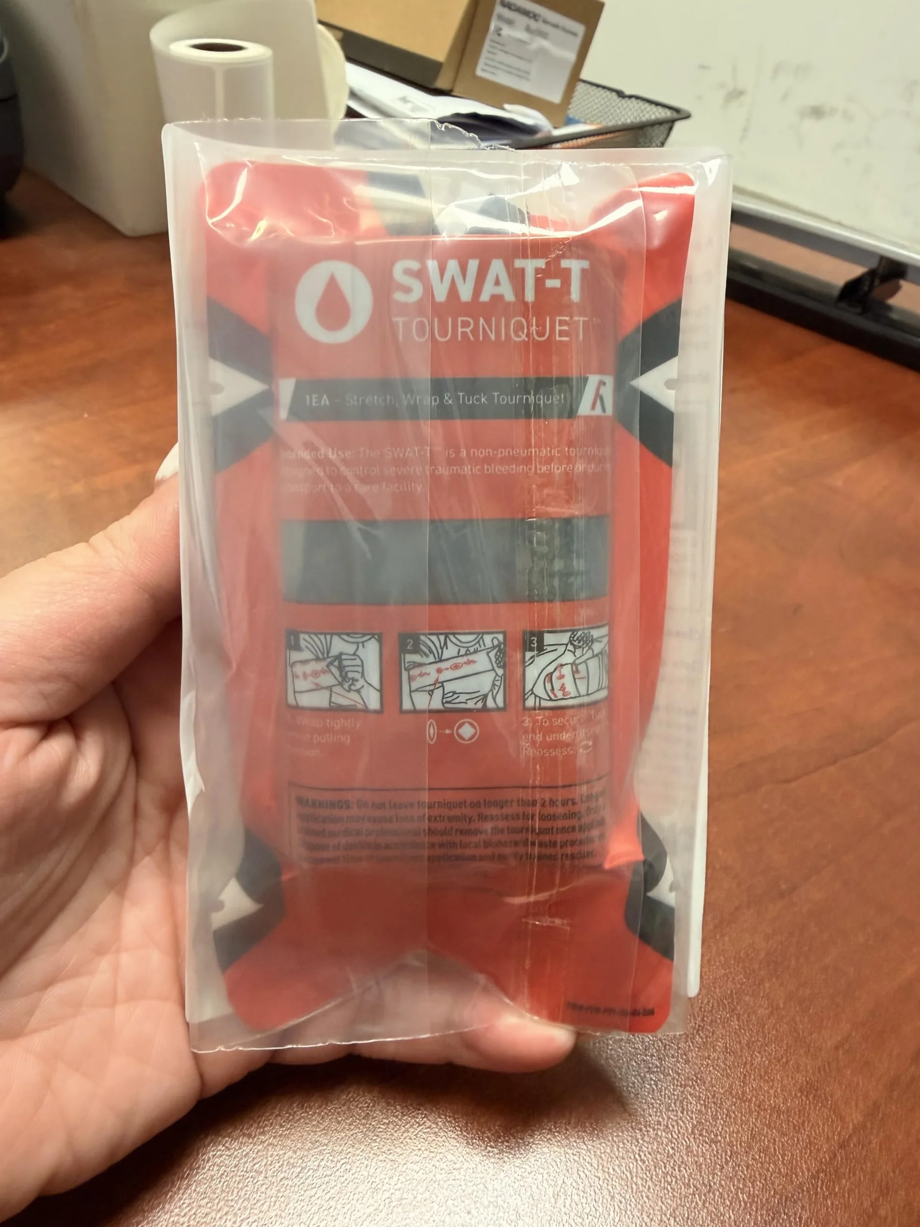 SWAT-T Opaska zaciskowa, czarna, 1 szt