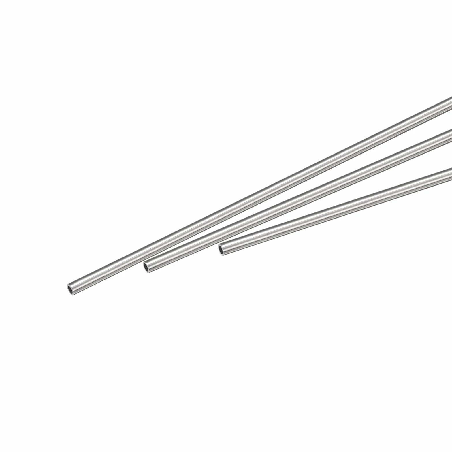 QUARKZMAN 3 szt. rura kapilarna ze stali nierdzewnej 304 OD 2,5 mm x 0,2 mm, 250 mm, rura metalowa, grubość ścianki