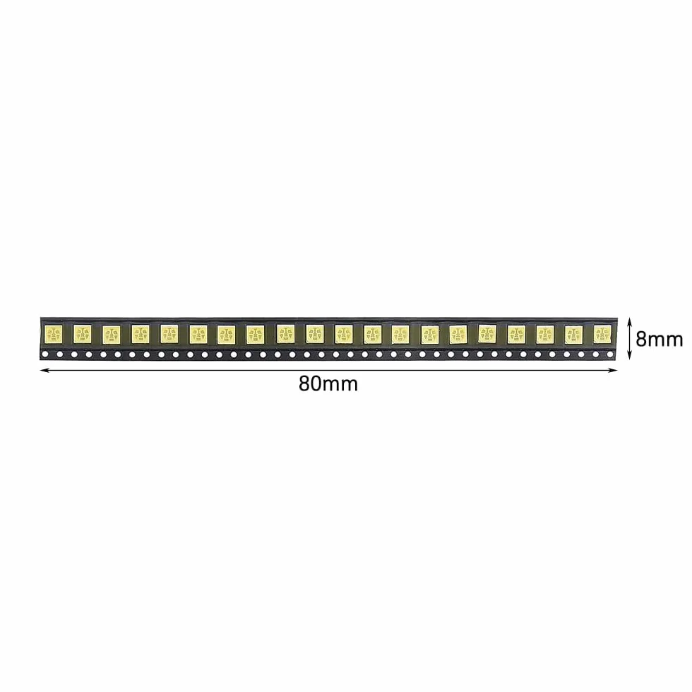 Namvo Zestaw 100szt diod LED SMD 3528/1210, różne kolory DIY