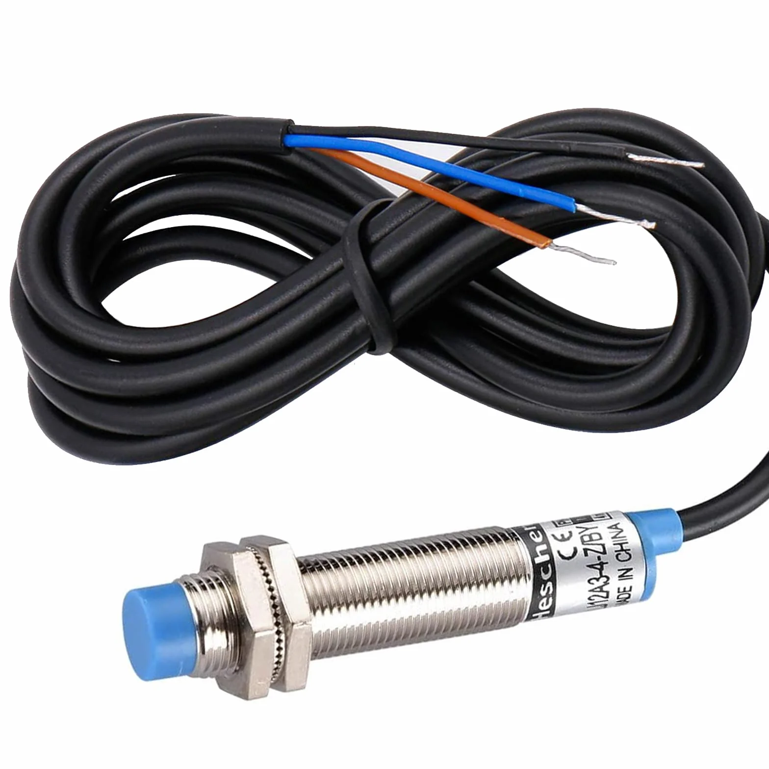 M8 indukcyjny czujnik zbliżeniowy LJ8A3-2-Z/BX 2 mm 12-24 V DC 200 mA NPN 3 przewody