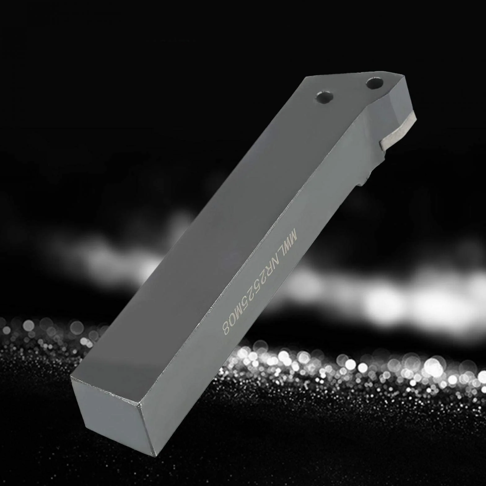 MWLNR2525M08 Uchwyt frezu tokarskiego CNC ze stali wolframowej + klucz, chwyt narzędzia 25 x 25 mm, do obrabiarek, tokarki