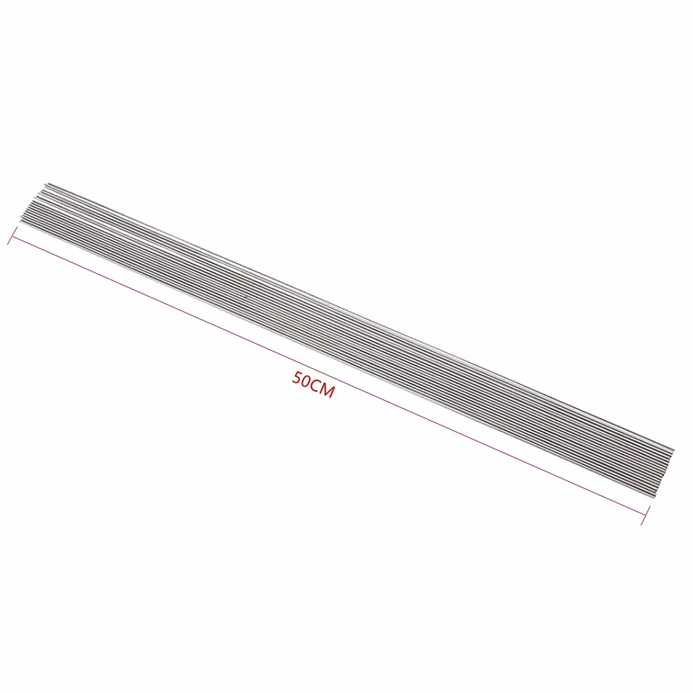 20 szt. 50 cm drut sprężynowy ze stali nierdzewnej twardy drut pełny twardy prosty drut 0,2-3 mm drut ze stali sprężynowej (1,2 mm)