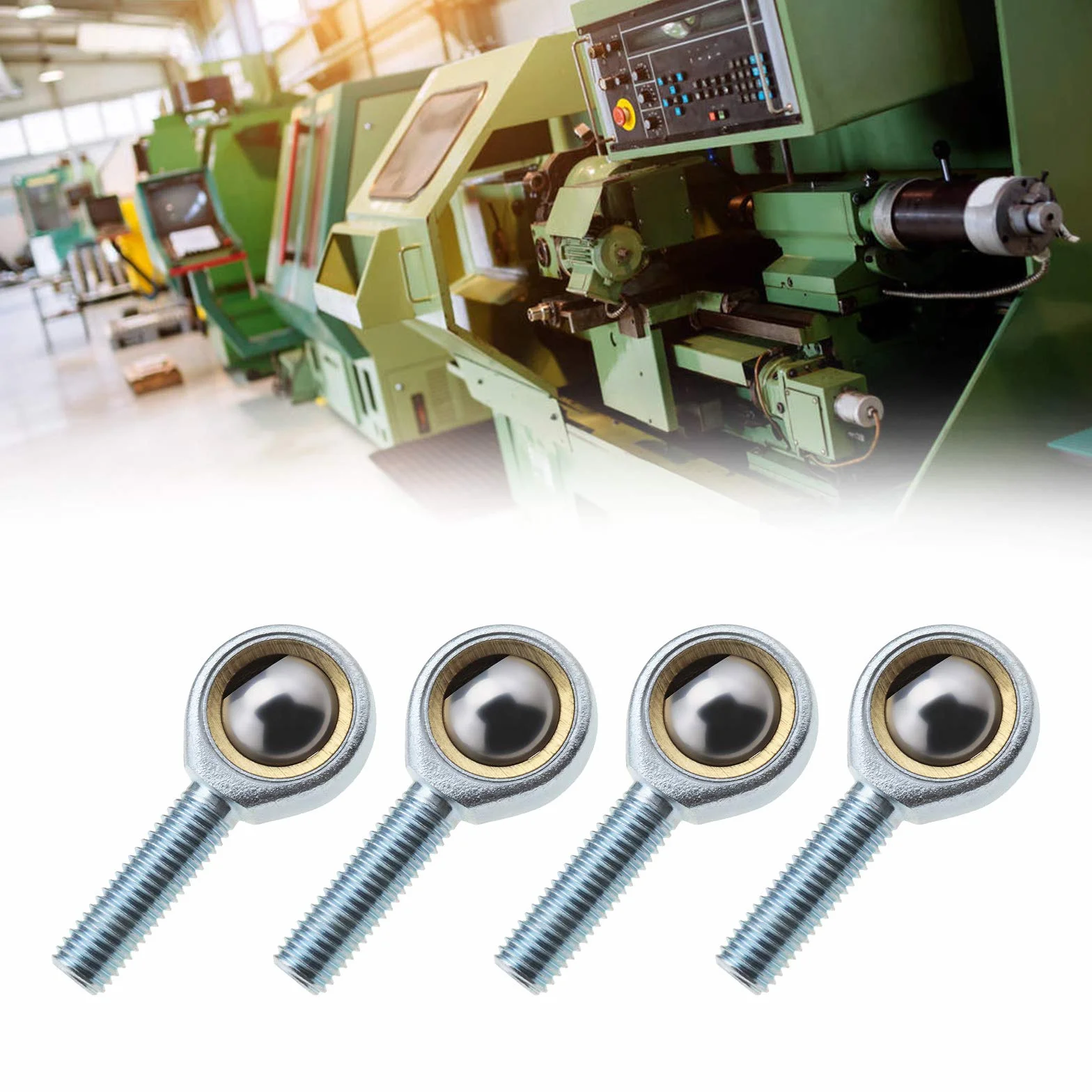 4 x SA6 T/K złącze różowe męskie łożyska końca pręta prawa ręka M6 x 1,0 mm stal łożyskowa do hydraulicznej maszyny do kucia cylindra amortyzator samochodowy